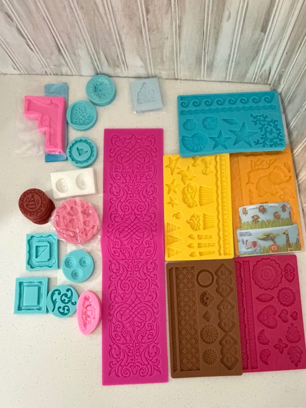 Wilton and others fondant/gumpaste molds